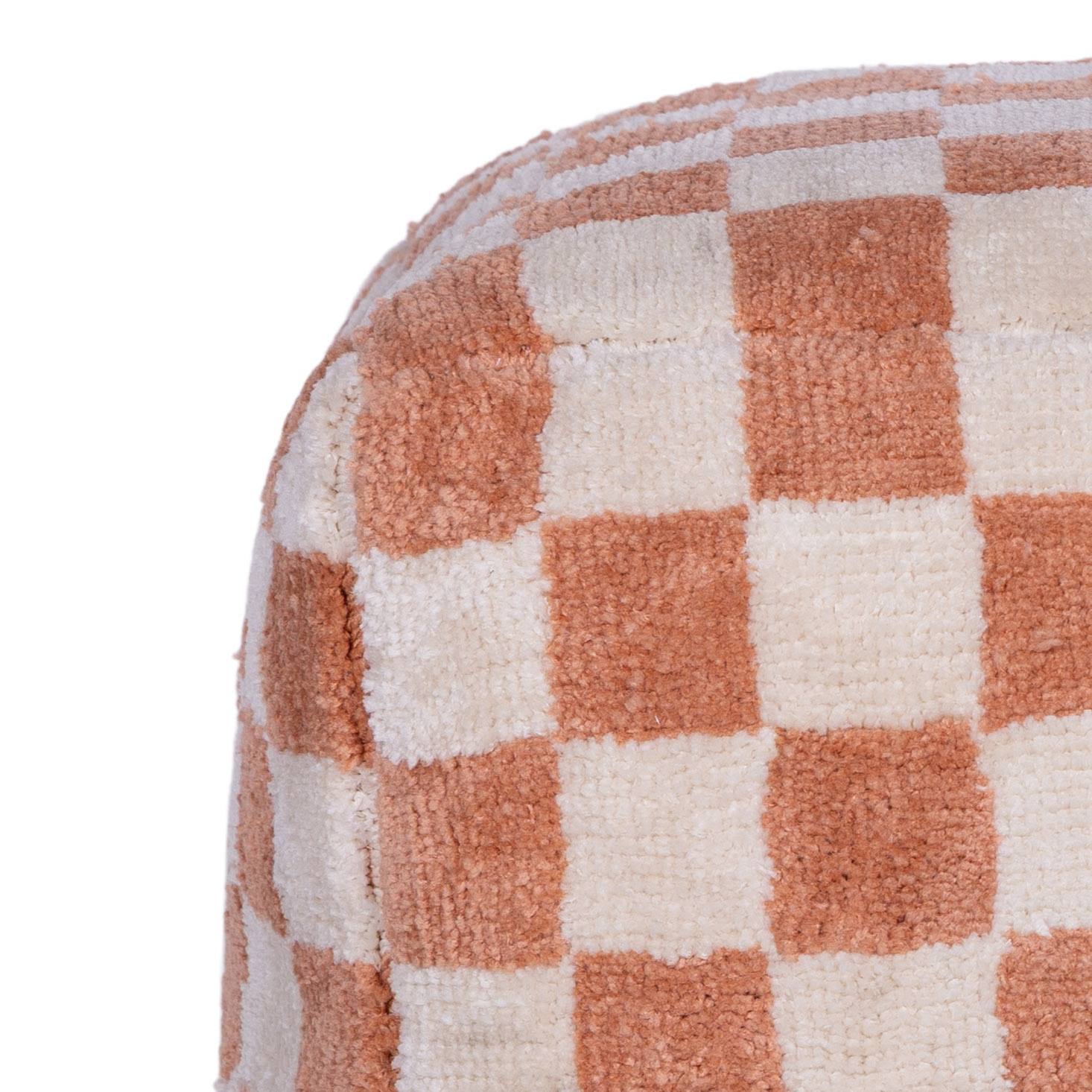 Poef Liam soft terracotta 45cm