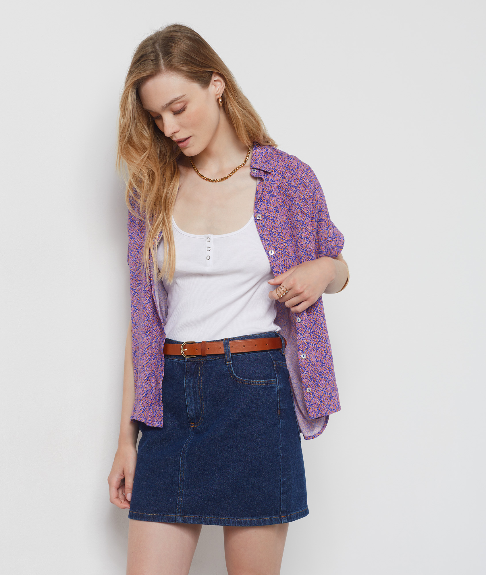 Chemise manches courtes