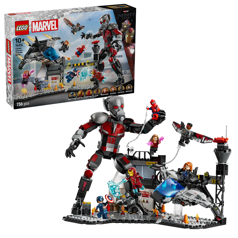 LEGO - Super Heroes - Captain America: Civil War Actionkamp (76314)