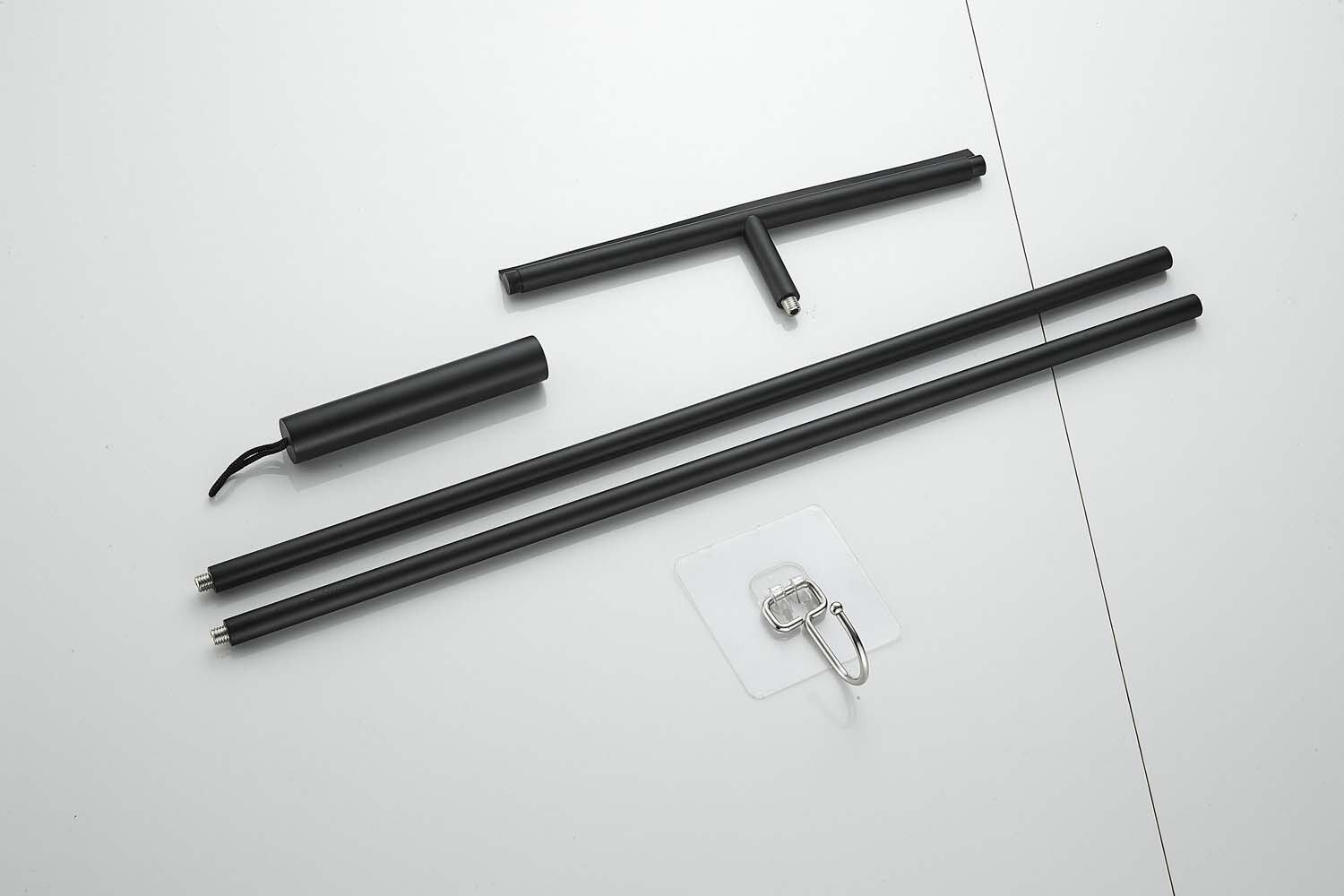 Saniclear Academy vloerwisser 120cm zwart mat