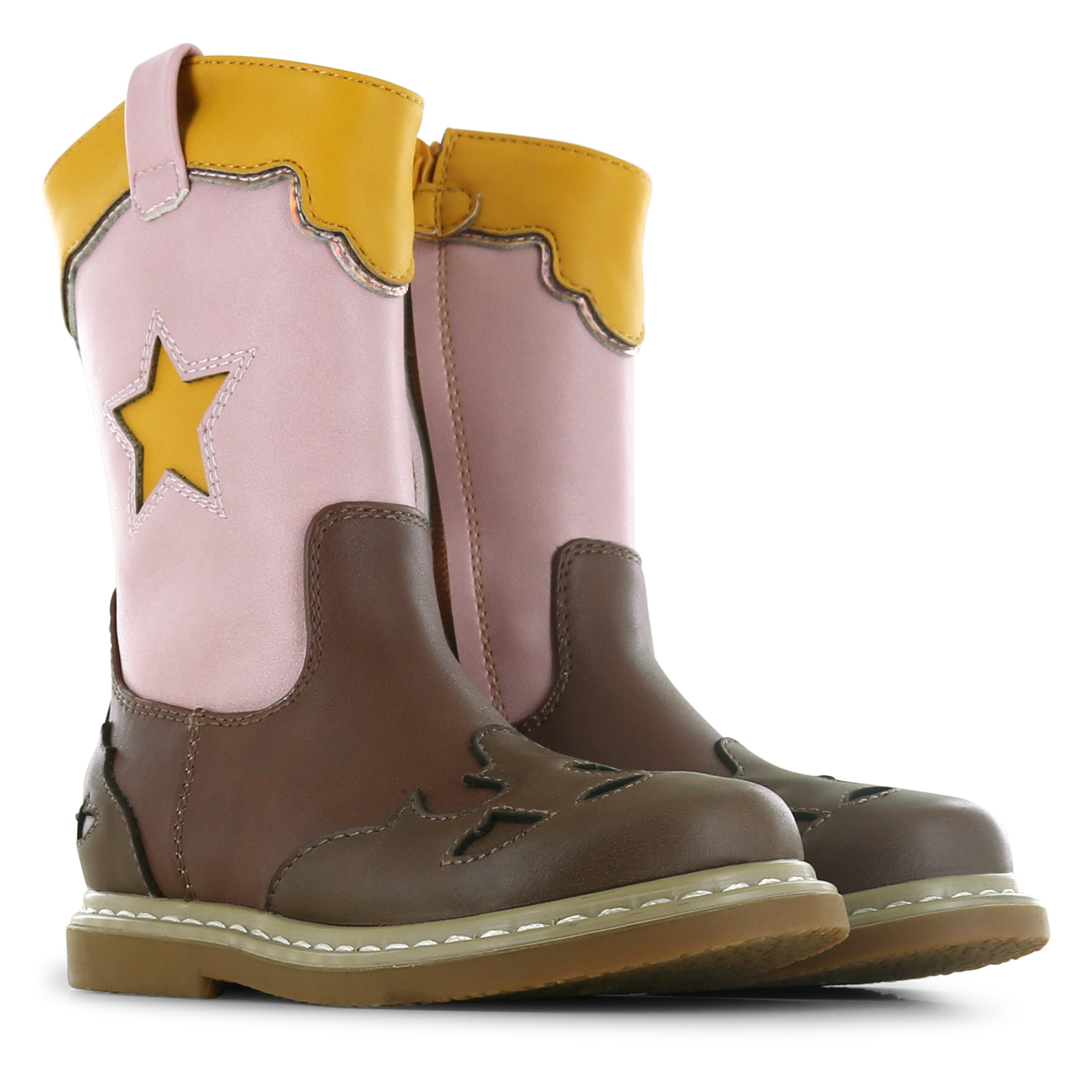 Shoesme slim-fit Stiefel dunkelbraun mit Stern