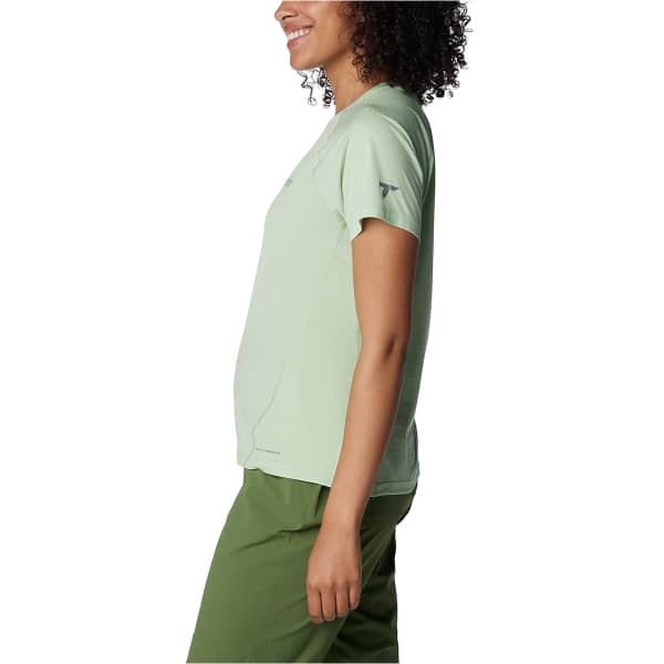 T-shirt randonnée COLUMBIA CIRQUE RIVER SHORT SLEEVE CREW SAGE LEAF