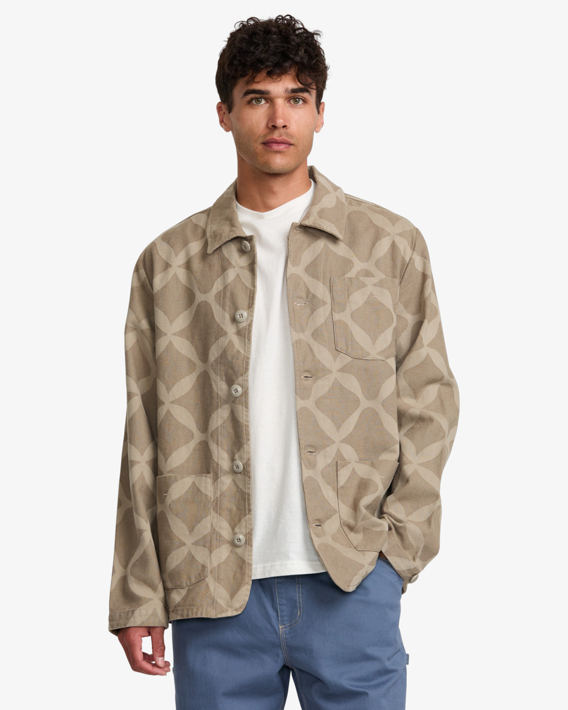 Rvca LA Ornament Chore Sand Brown