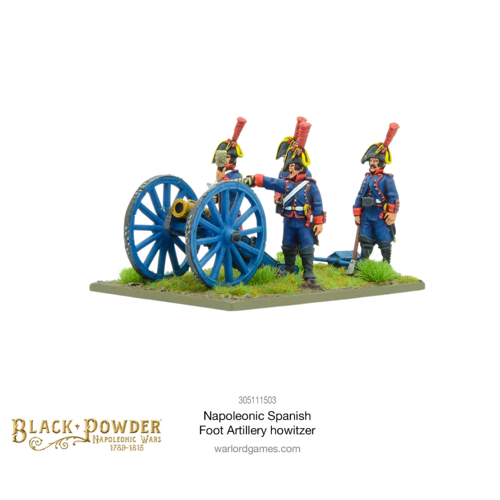 Napoleonic Spanish Foot Artillery Howitzer