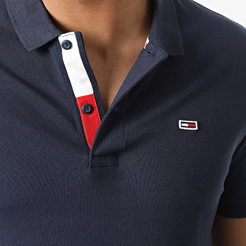 Polo Manches Courtes Solid Stretch 2219 Bleu Marine