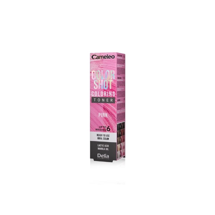 Delia Toner do włosów CAMELEO Color Shot Pink 60 ml