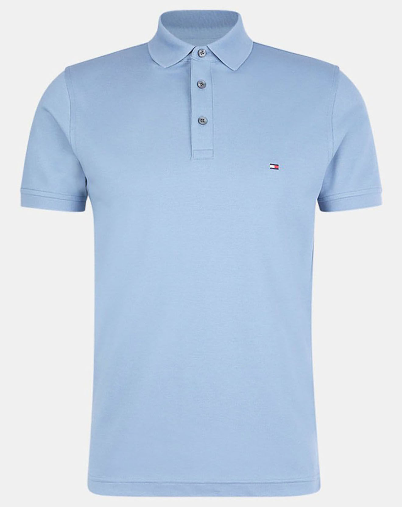 Tommy Hilfiger Polo slim fit 1985 bleu clair