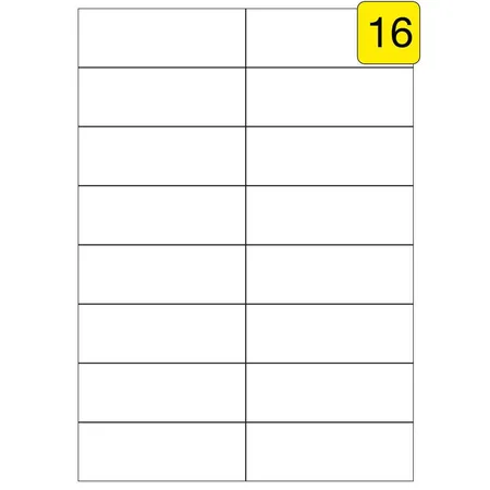 Wäsch Etiketten DIN A4, 105 x 37,1, 400 Stück