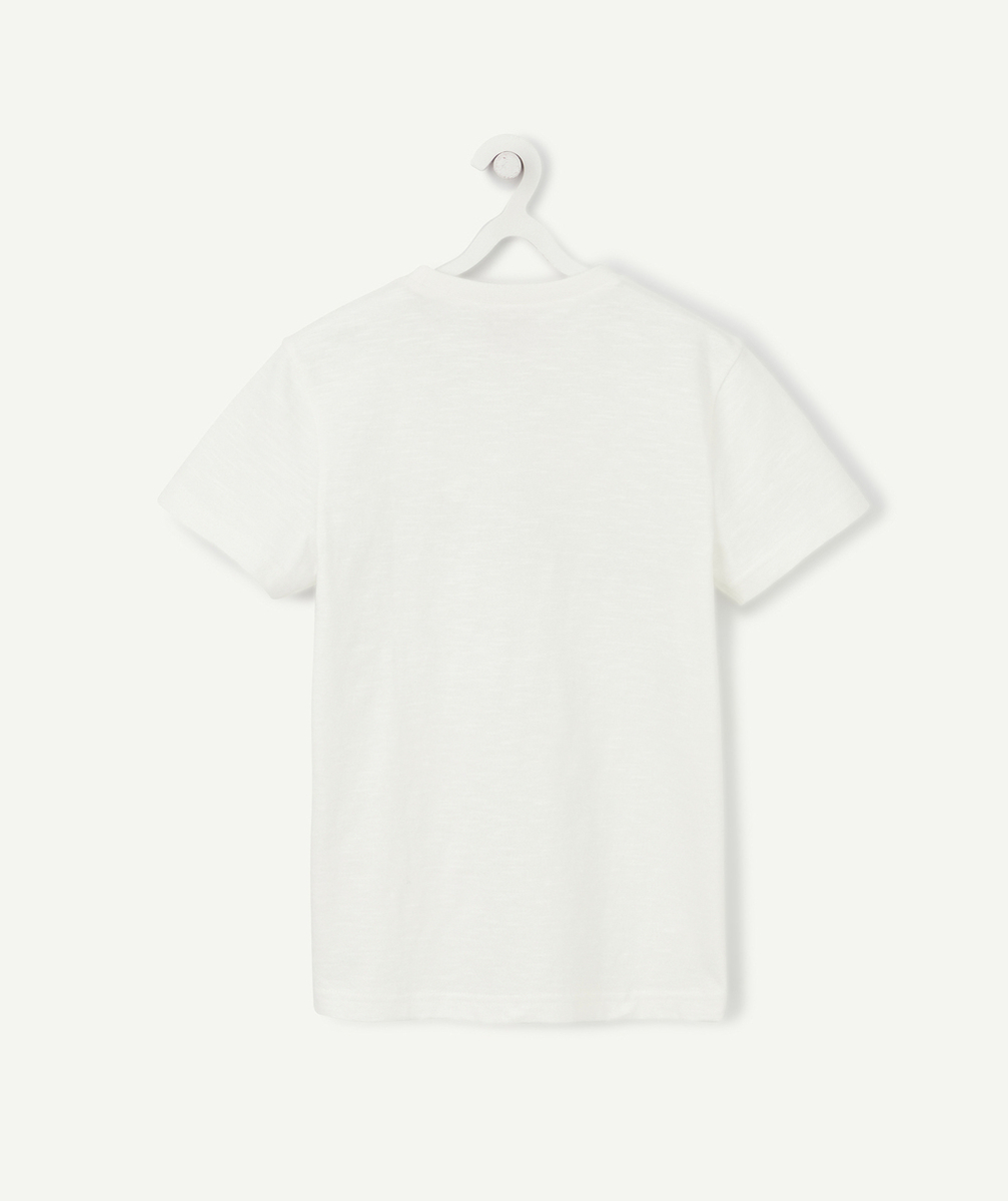 COSMIC VIBES - T-SHIRT BLANC GÉMEAUX EN COTON BIO ENFANT