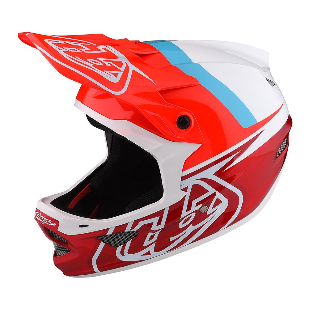 Troy Lee Designs D3 FIBERLIGHT SLANT - Casque VTT Homme red