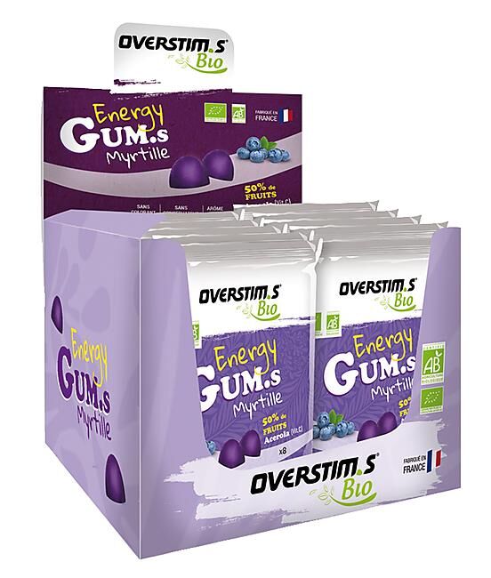 OVERSTIM.S - GEL ENERGY GUMS BIO MYRTILLE