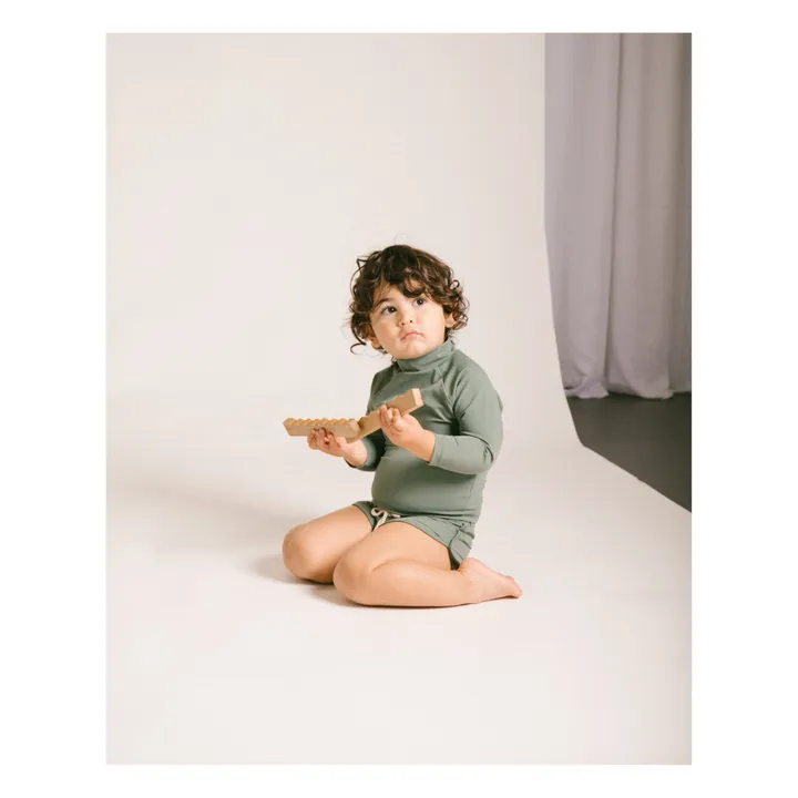 Ina Swim T-Shirt Anti-UV Matière Recyclée Nella | Vert foncé