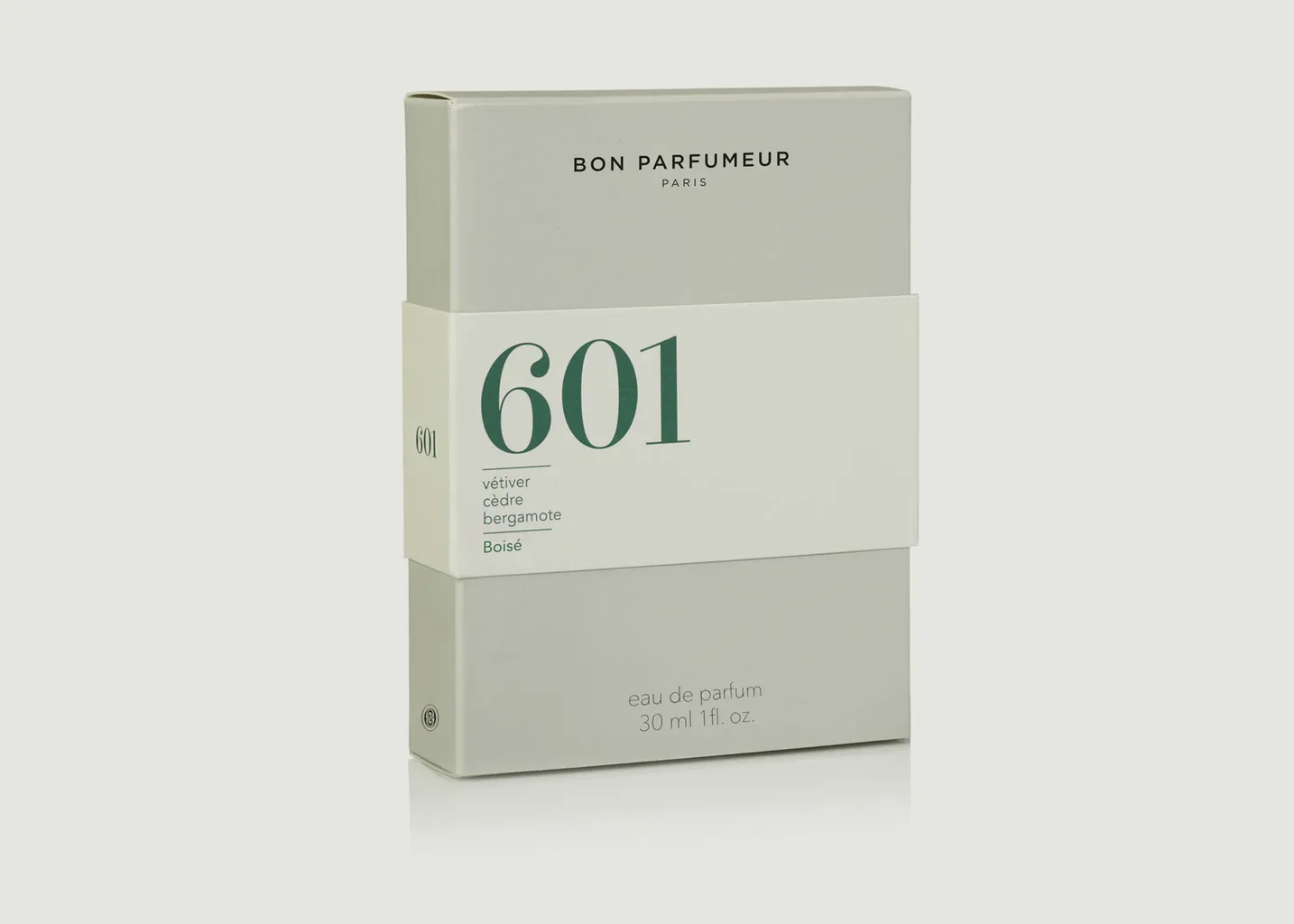 Eau de Parfum 601 Vétiver Cèdre Bergamote Boisé Bon Parfumeur