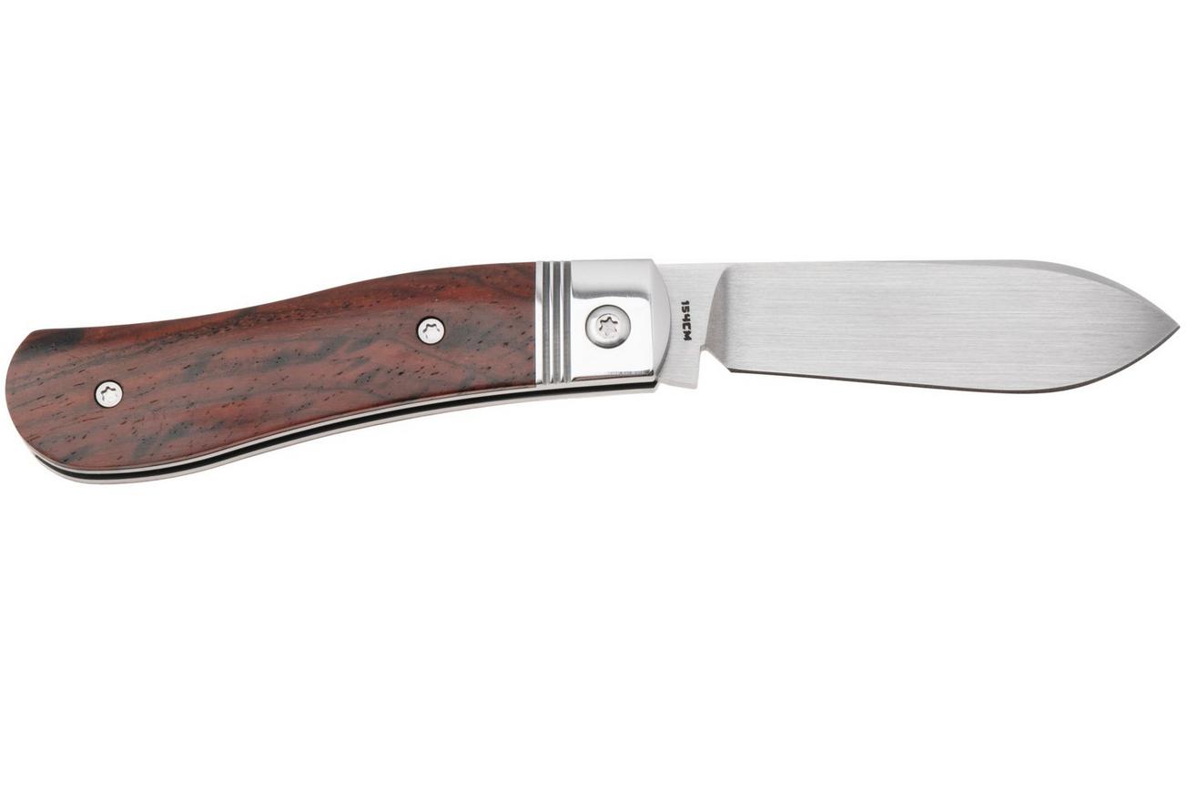 Jack Wolf K9 Jack Steel Series K9-02-ROSEWOOD Satin 154CM, Rosewood, slipjoint zakmes