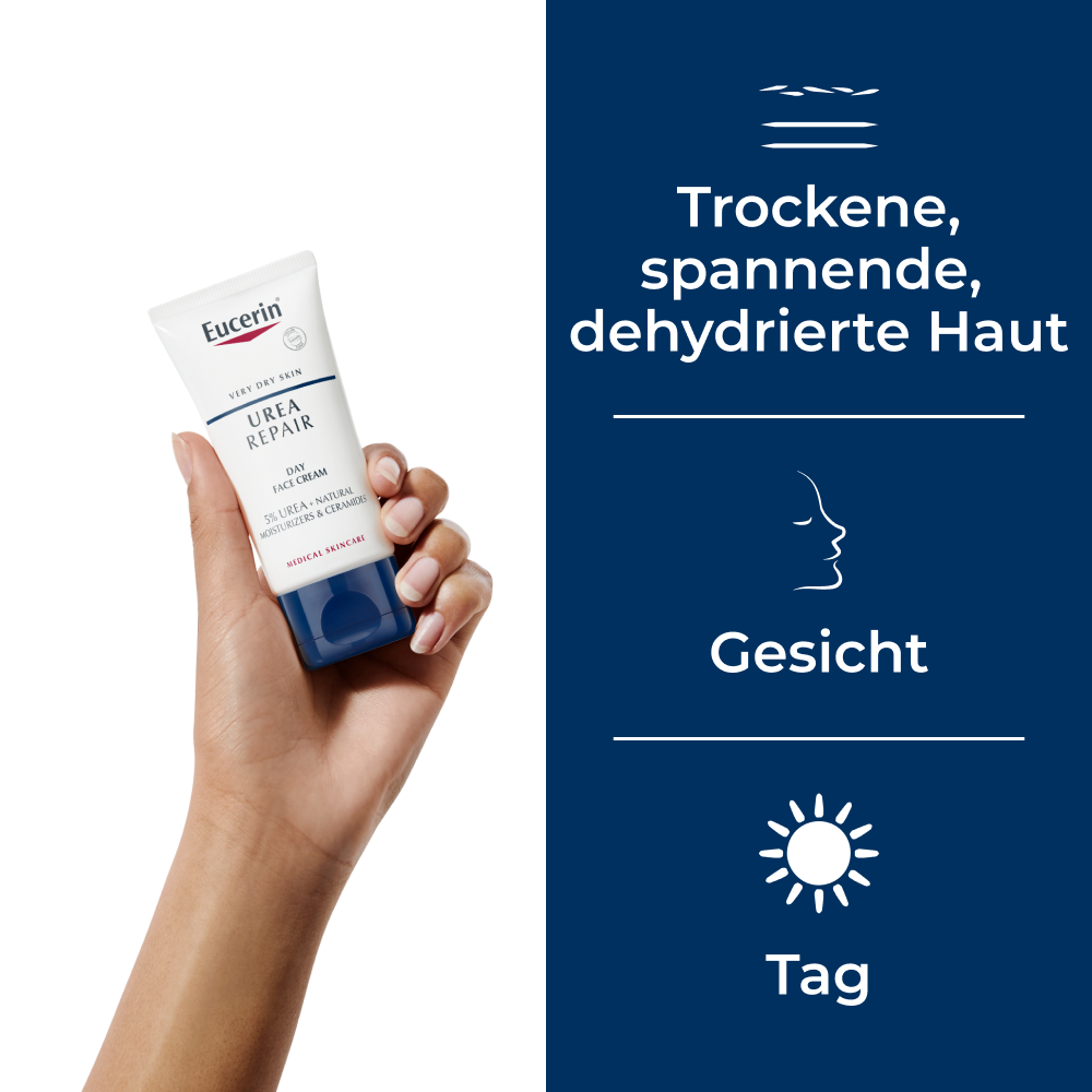 EUCERIN UreaRepair Gesichtscreme Creme 5 % Urea Tb 50 ml