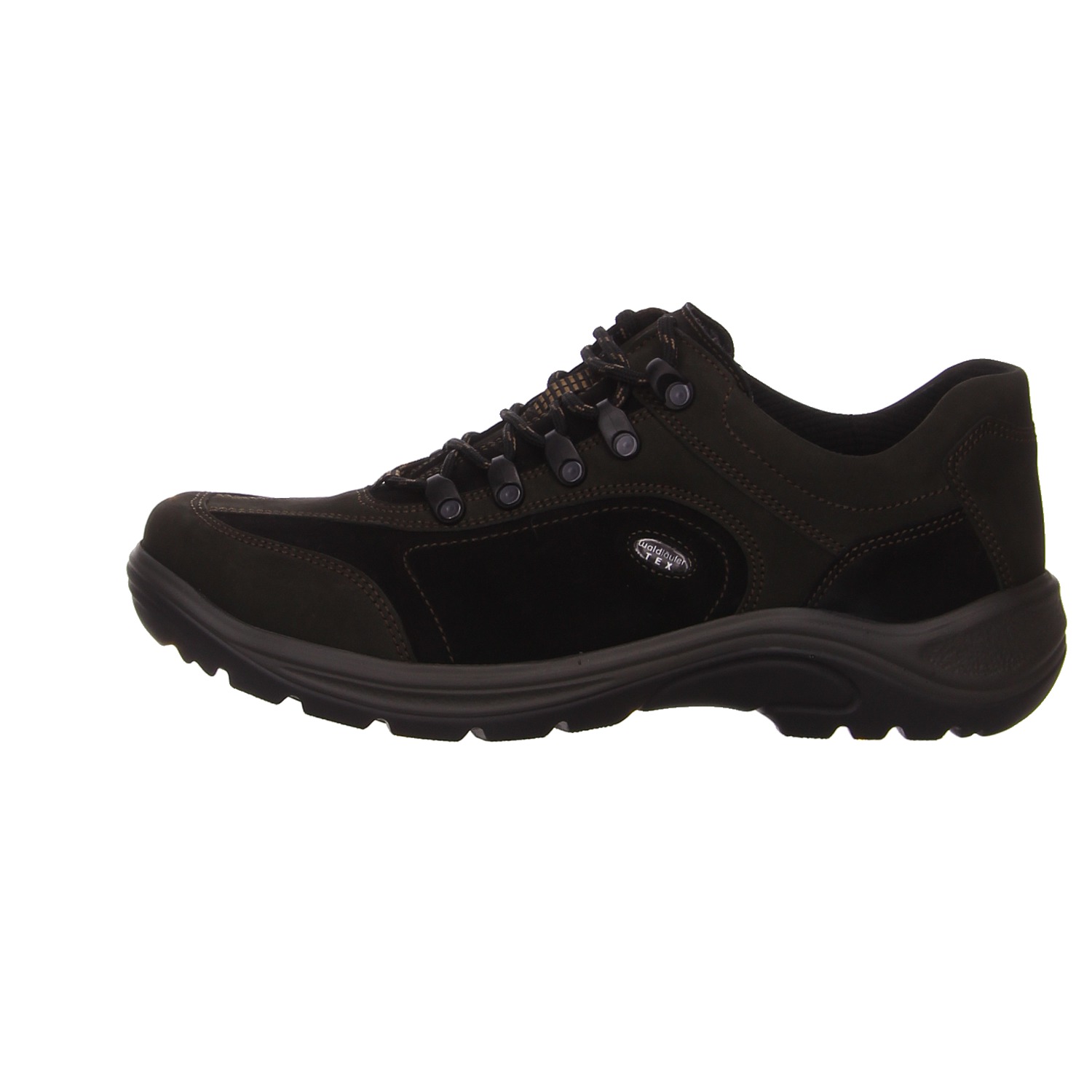 Waldläufer Schnürschuh schwarz schwarz