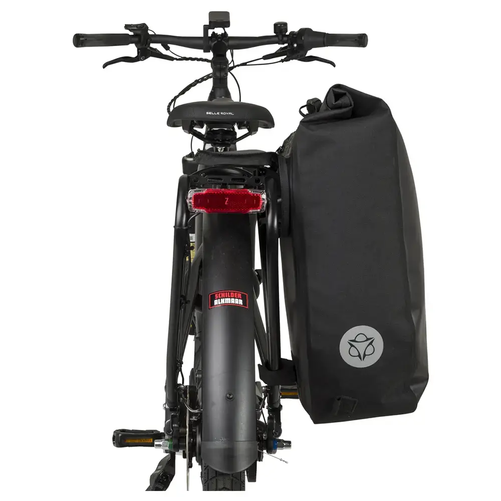 AGU Clean Single Shelter Click'nGo Large 21L Fietstas/Rugzak Zwart