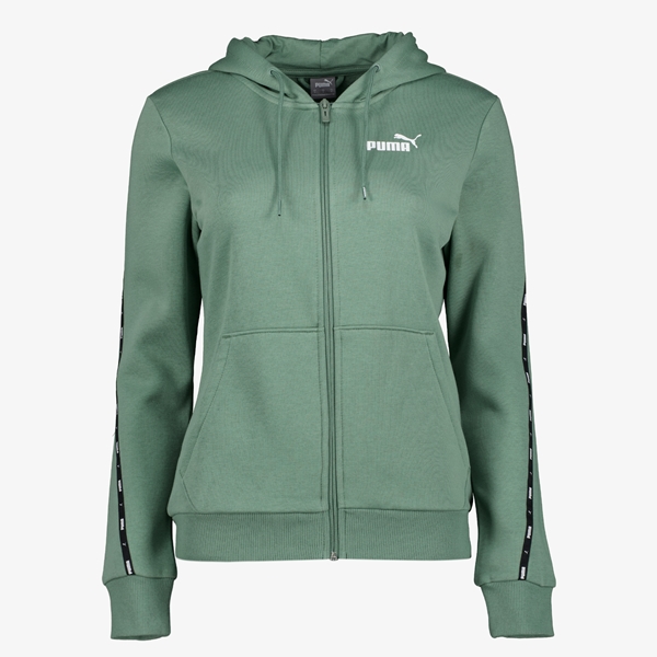 Puma Ess Tape FZ dames vest groen