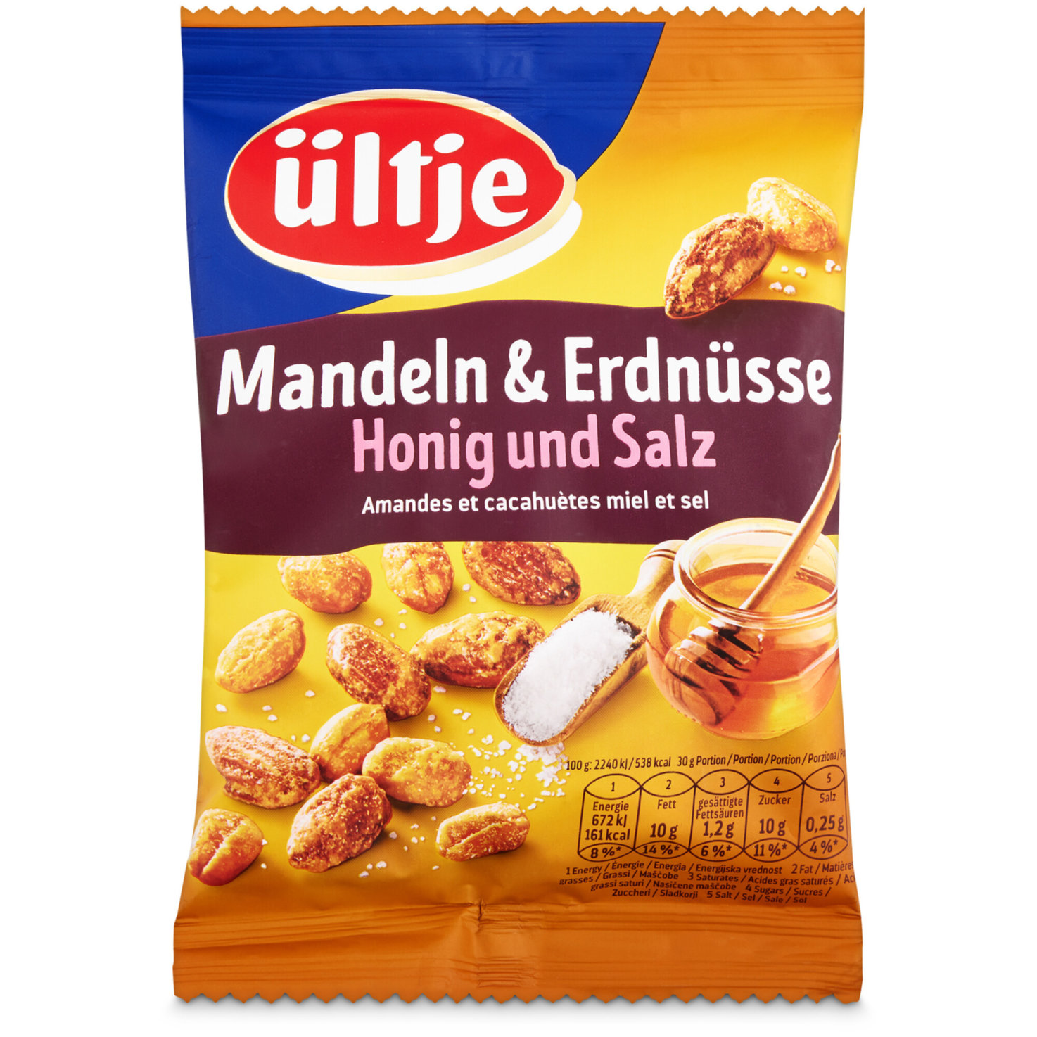 ültje Mandel Erdnuss Mix Honig & Salz