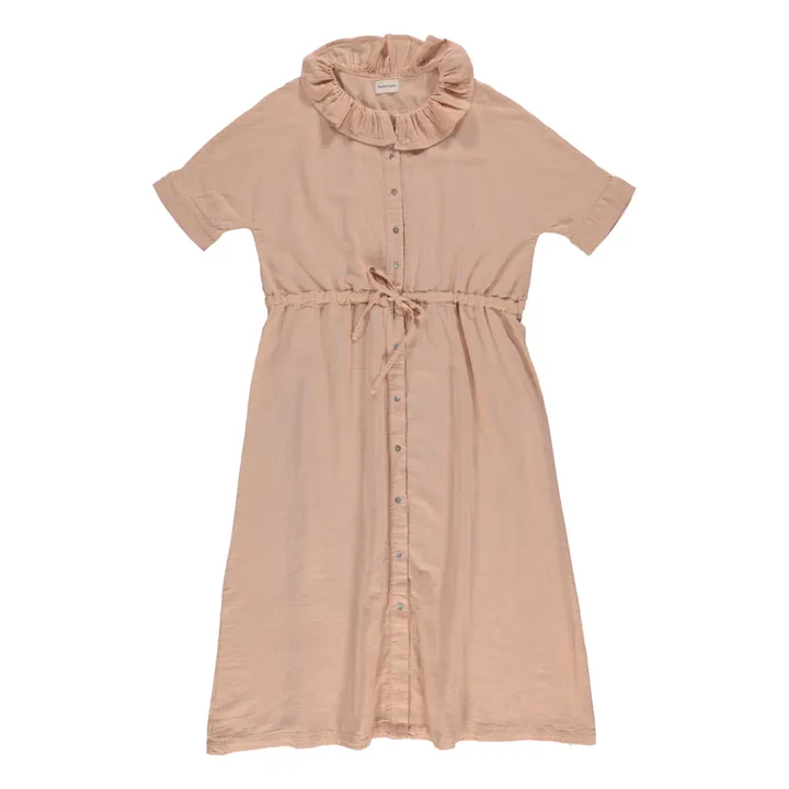 Poudre Organic Robe Camarine Double Gaze de Coton - Collection Femme | Vieux Rose