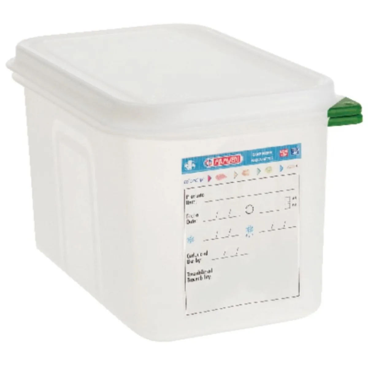 Boîte alimentaire 4,3 L GN 1/4 - Lot de 4 - Araven