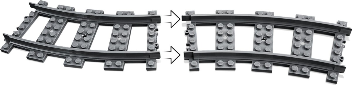 Lego City - Skiftespor Pakke Med 6 Dele