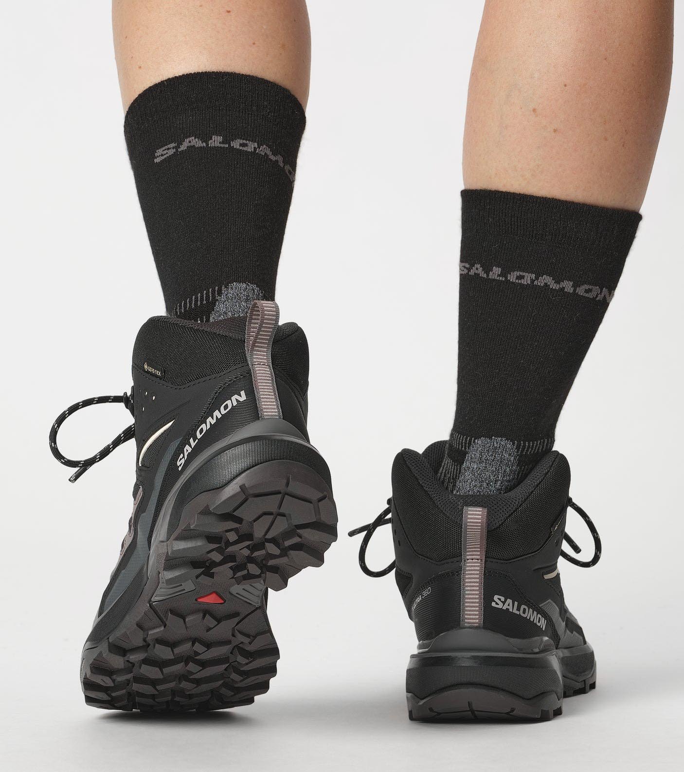 X Ultra 360 Mid GTX Dame Black/Plum Kitten/Shale