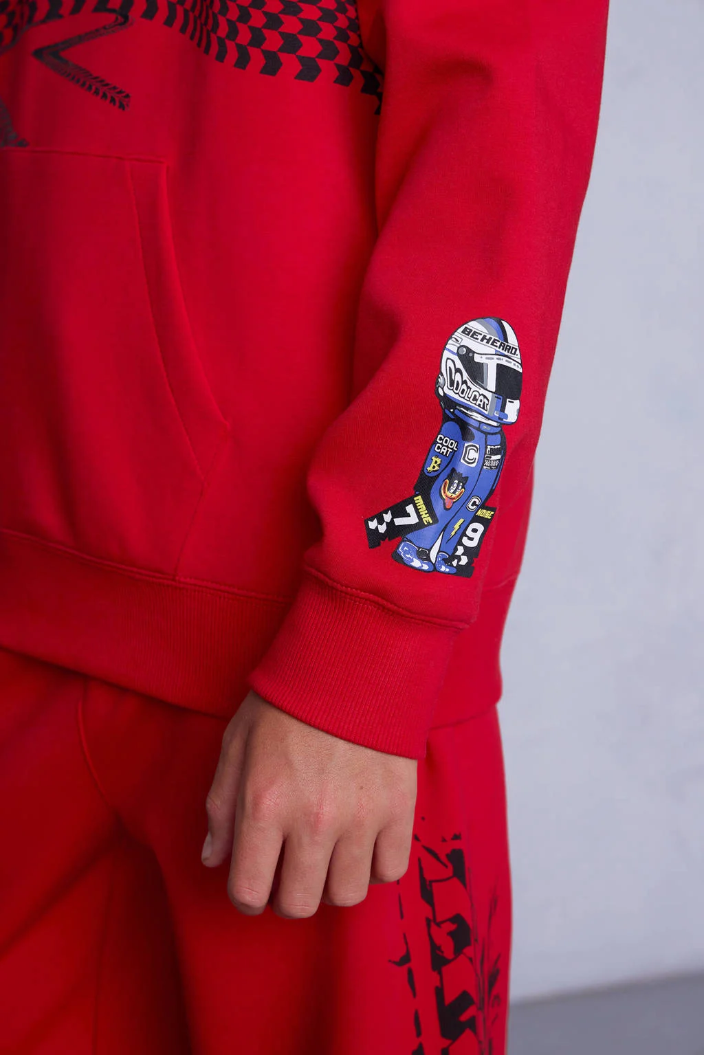 Coolcat Hoodie Neo met Coolcat Racer Print