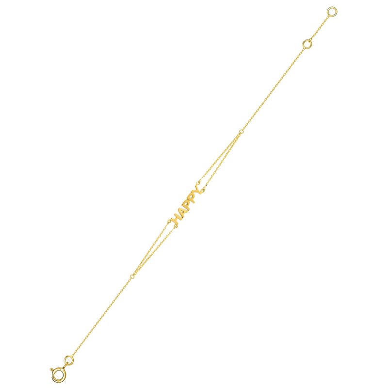 Bracelet Femme - Or 18 Carats - Longueur : 18 cm