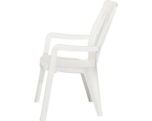 Palma Sieger stapelstoel, kunststof, wit