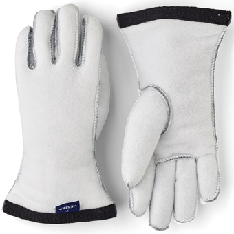 Hestra Heli Ski Liner Fingerhandschuhe Offwhite