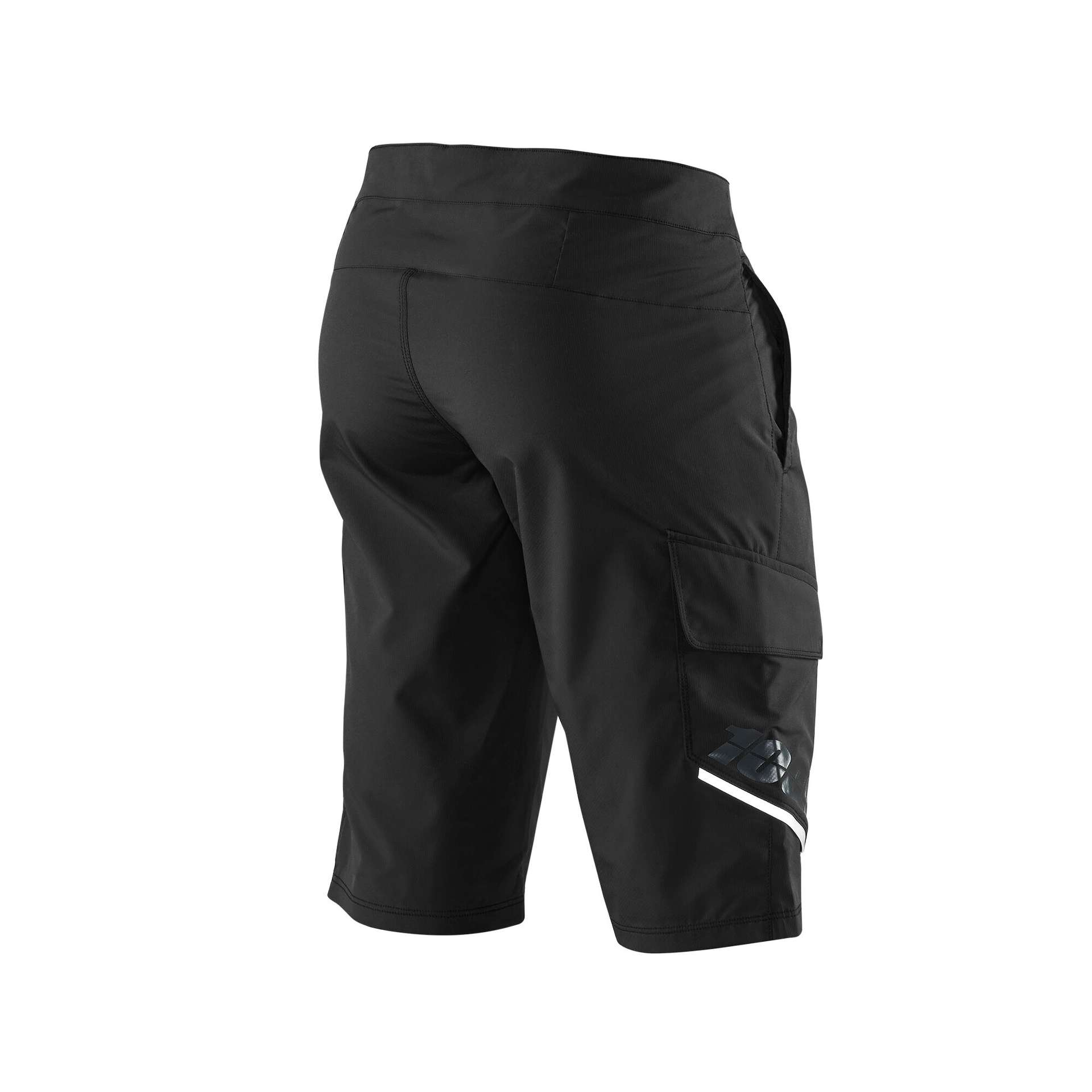 100% Ridecamp MTB Fietsbroek Kort Zwart Heren