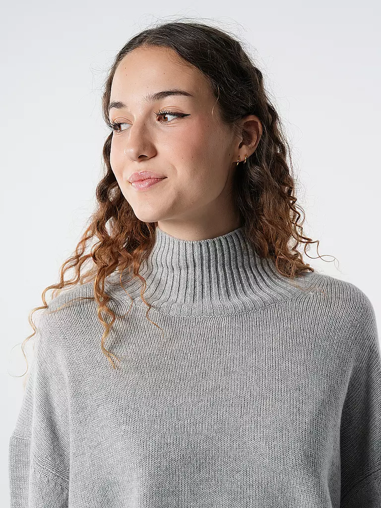 THE MERCER N.Y. Rollkragenpullover hellgrau