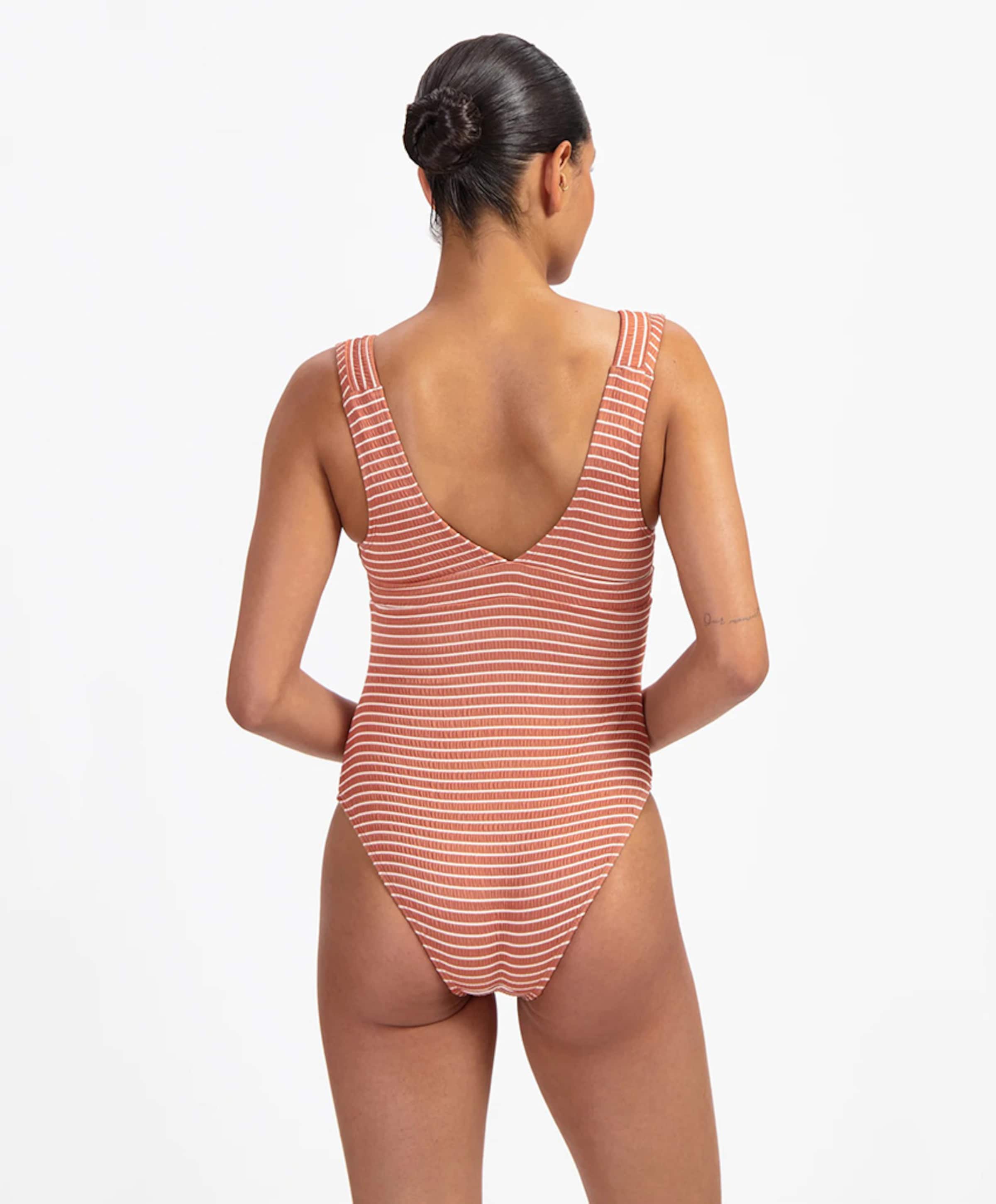 Beachlife Dames badpak brique