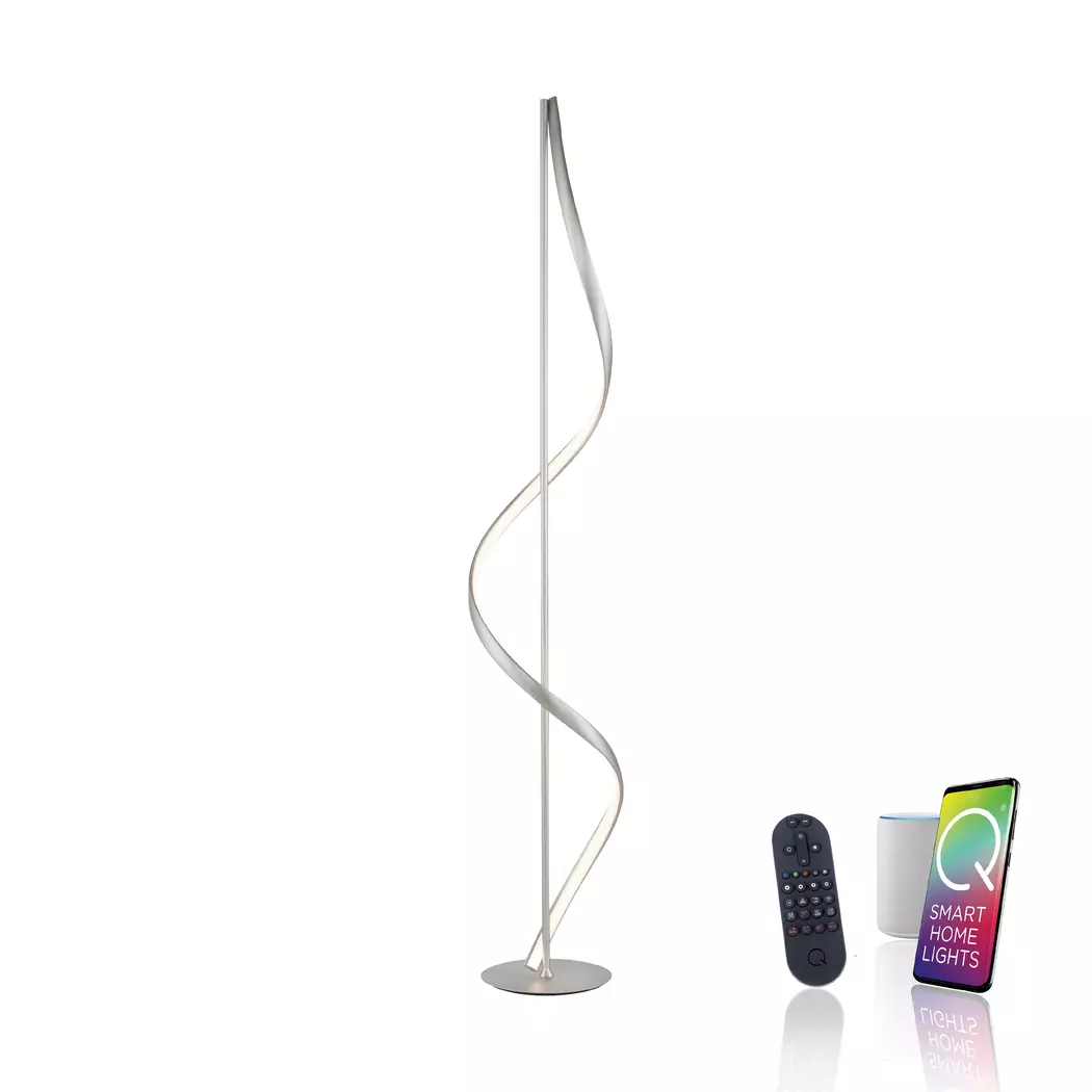 LED-Stehlampe Q-Swing