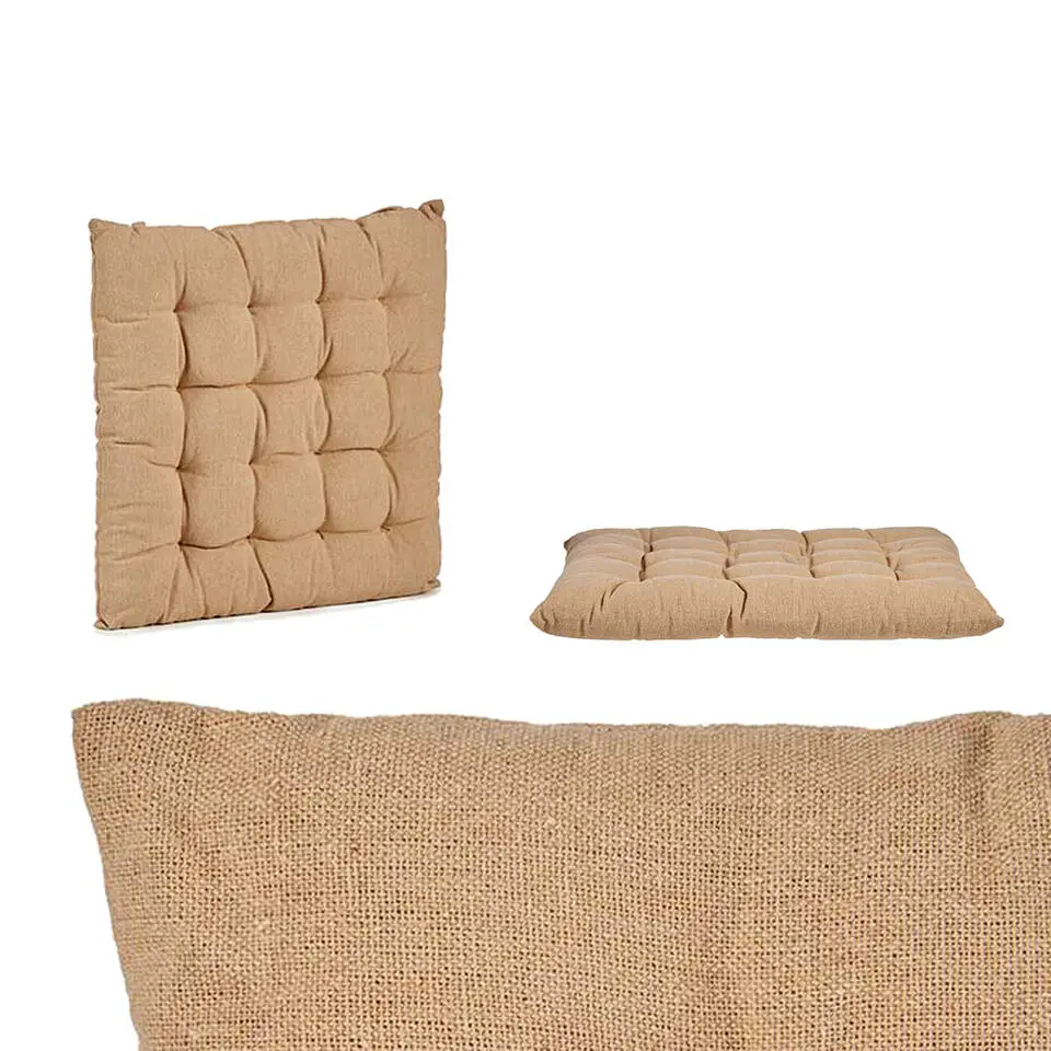 Giftdecor Stoelkussen Decorama - beige - 40 x 5 cm