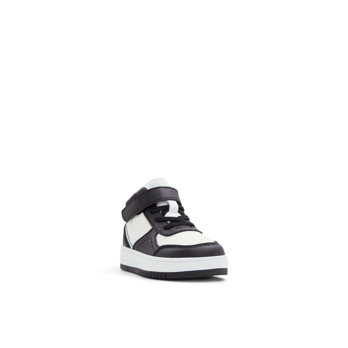 Facile à mettre-Swag-ib-Baskets montantes - Talon plat - Noir/Blanc