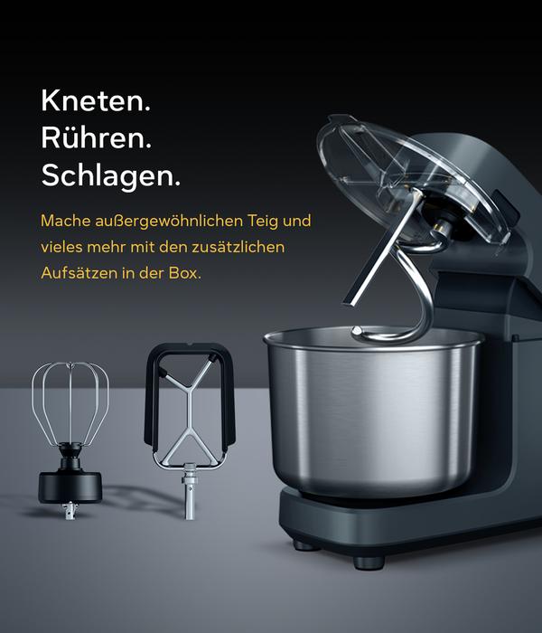 Ooni Halo Pro Spiral Mixer, anthrazit-grau,