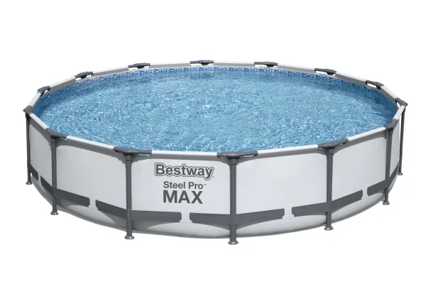 Bestway Steel Pro 56595, 10220 L, Indrammet pool, Blå, Grå, 37,3 kg