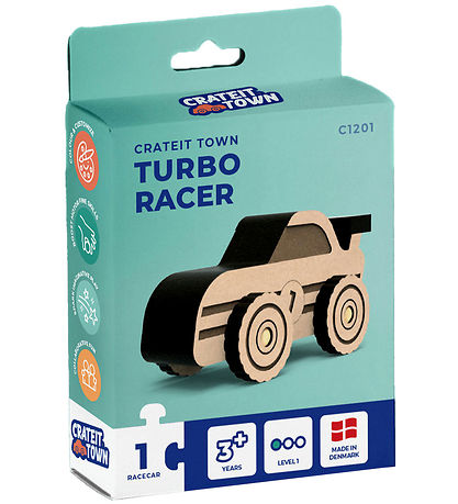 Crateit Kreatives Spielset - Crateit Stadt - Holz - Turbo Racer