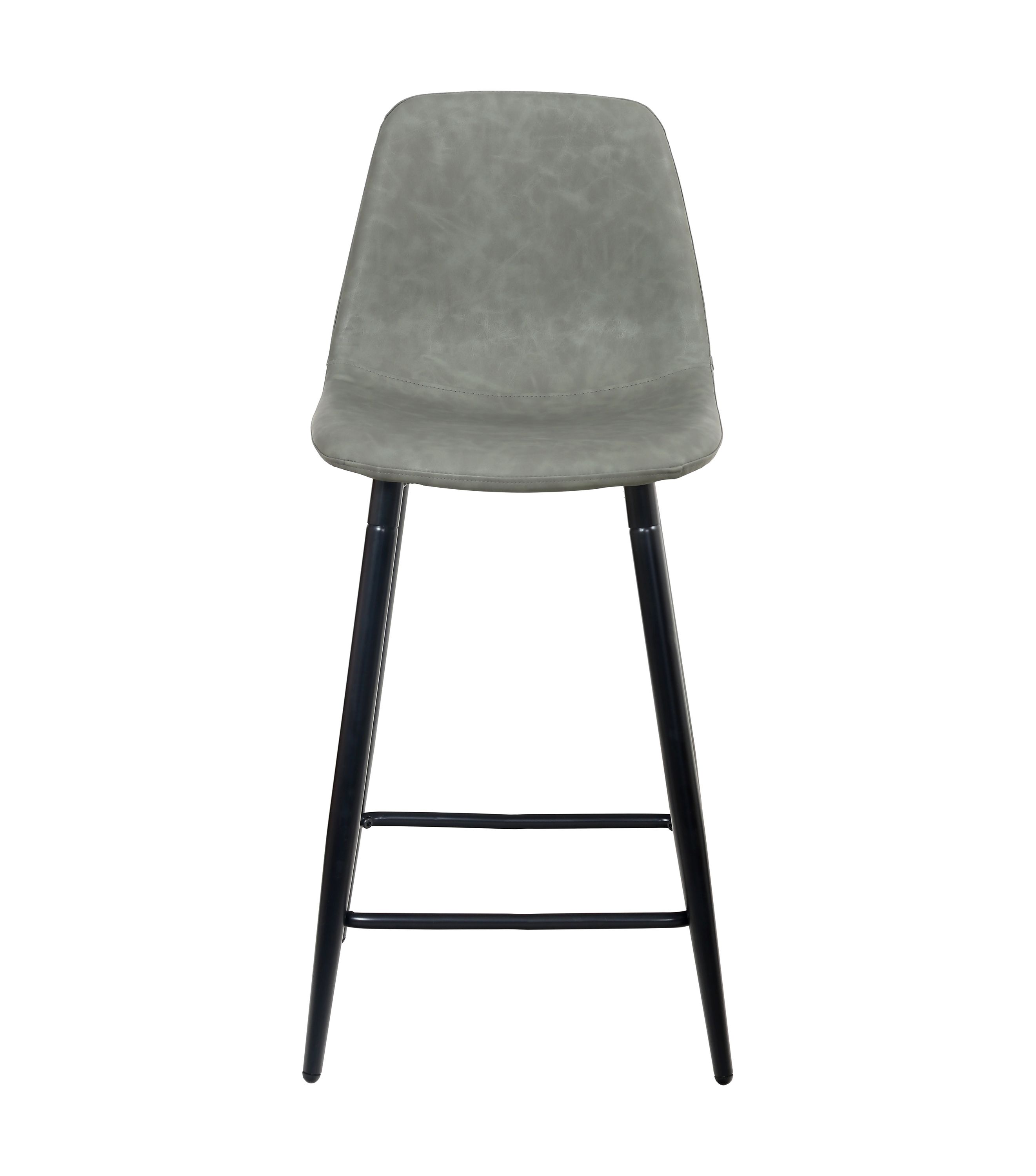 Barhocker DAVY 2er Set grau
