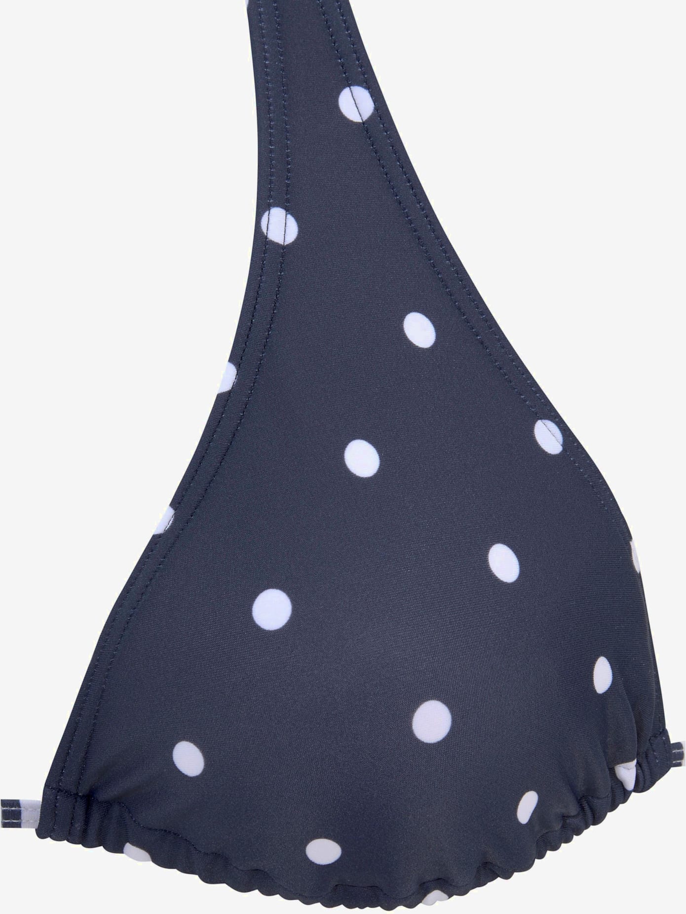 Haut de bikini triangle motif à pois tendance