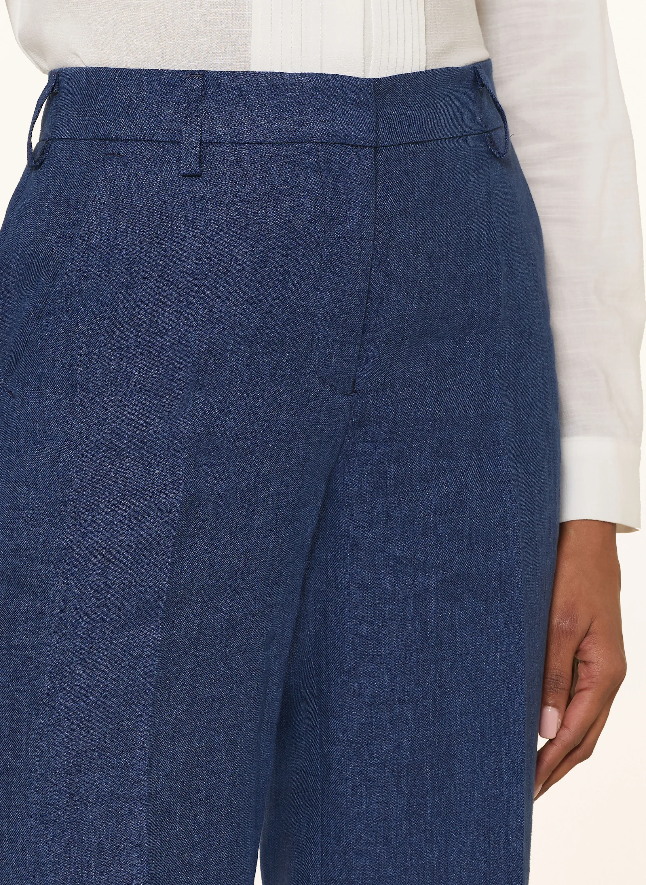 Grasegger Marlenehose GERTRUDE aus Leinen