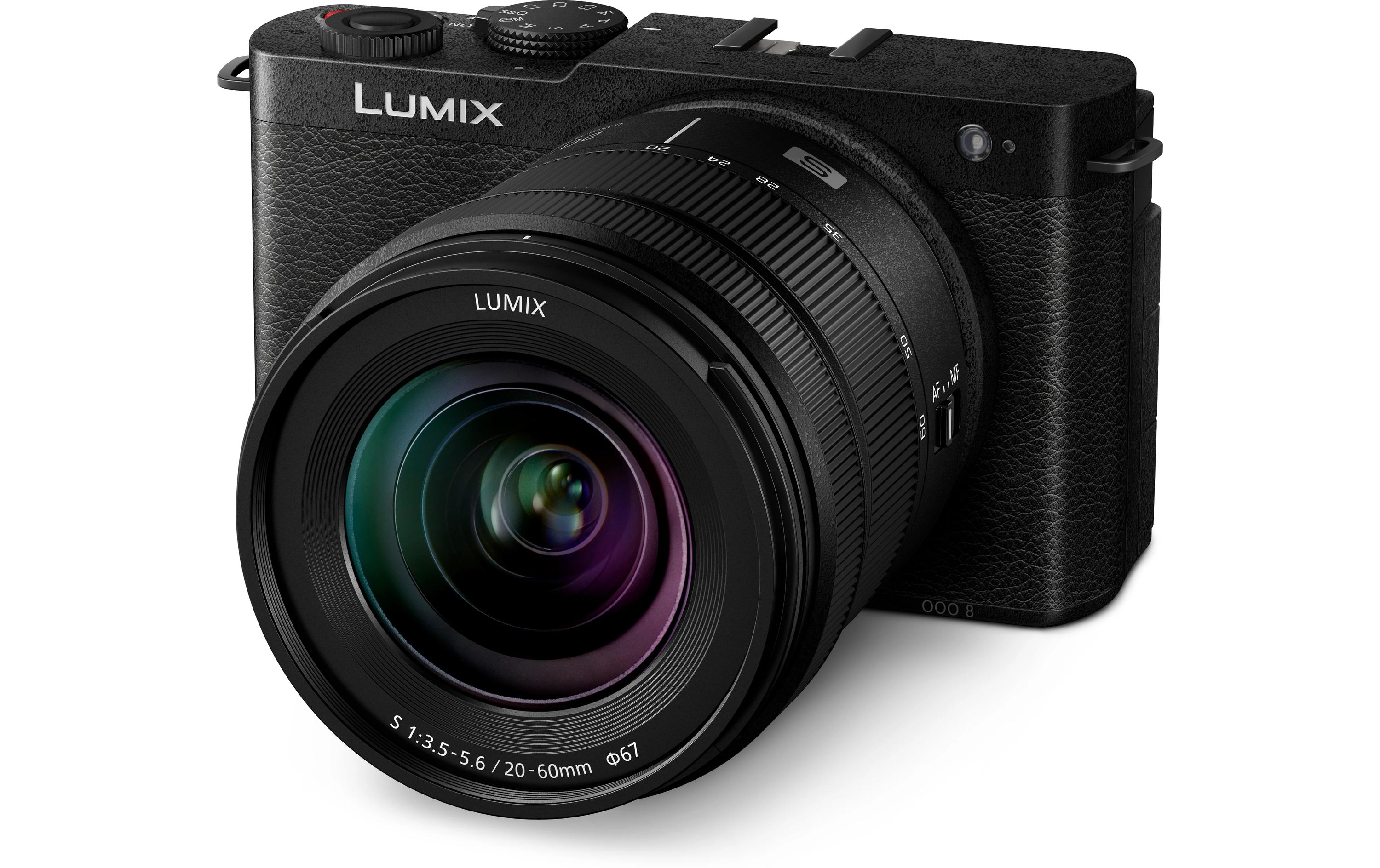 Fotokamera LUMIX S9 Kit 20-60mm Schwarz<br>Kompakte Open-Gate spiegellose Vollformatkamera inklusive Objektiv