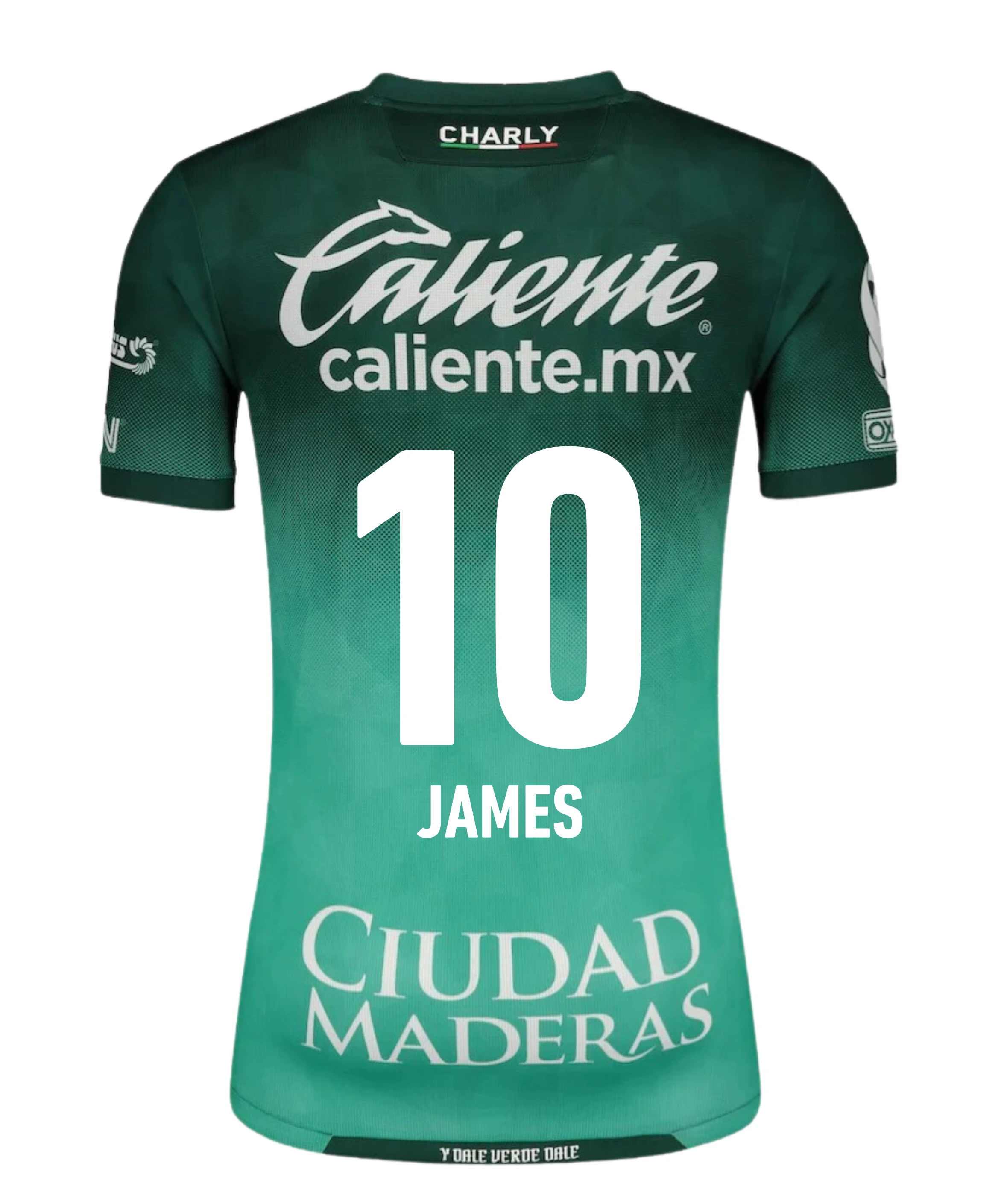 Club León Thuisshirt 2022   Bedrukking James - Voetbalshirt Mexico