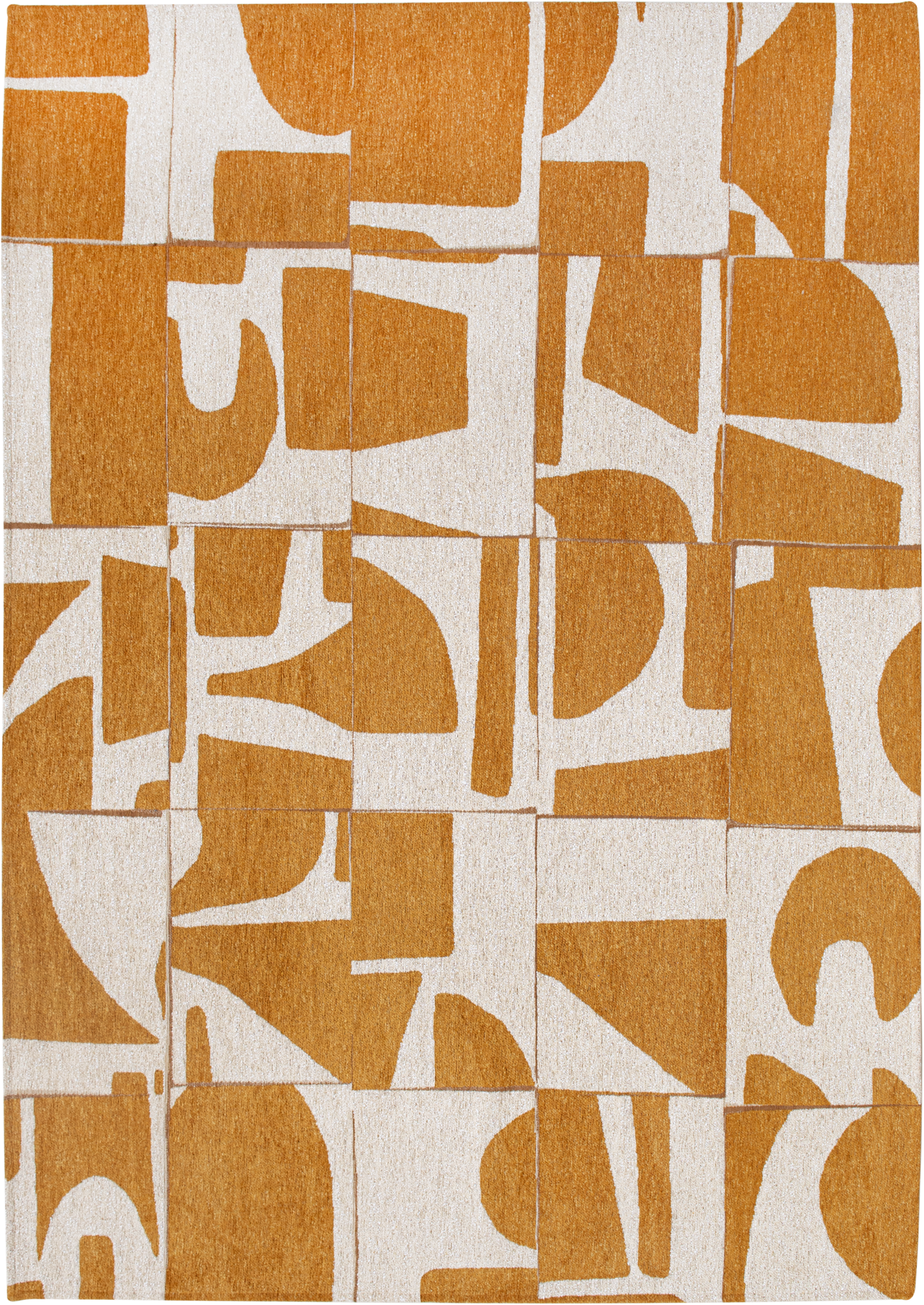Ecorugs vloerkleed Papercut geel 280x390 cm