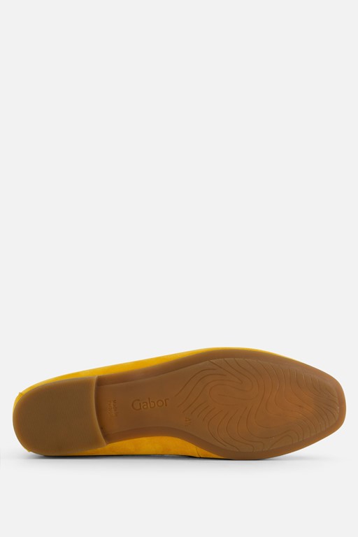 Gabor Instappers geel Suede