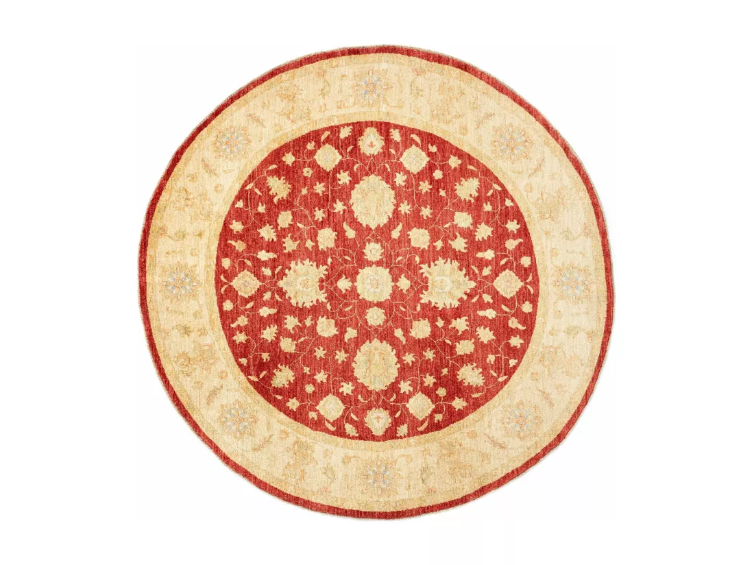 Tapis de laine 200x199 rouge Kaizar