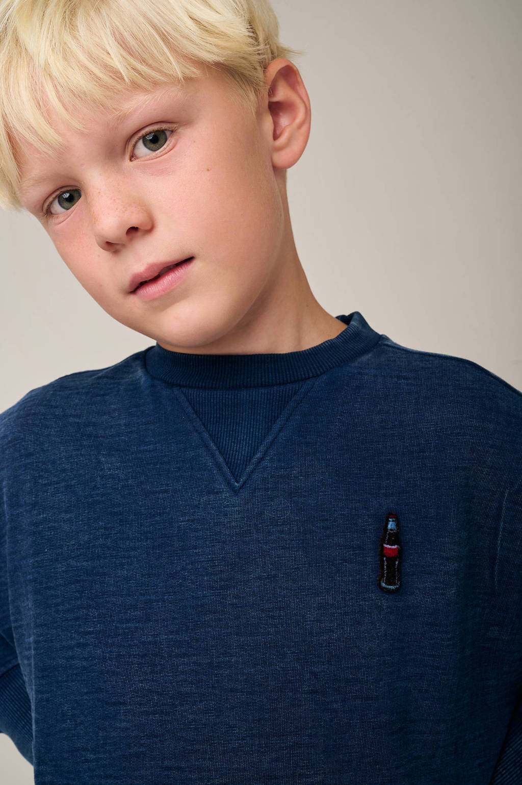Tumble 'n Dry sweater Steiermark donkerblauw