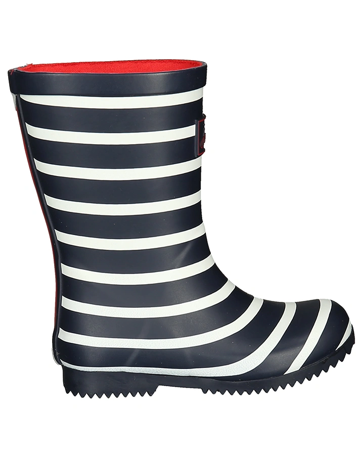 Gummistiefel JUNIOR ROLL UP WELLY – STRIPE in navy